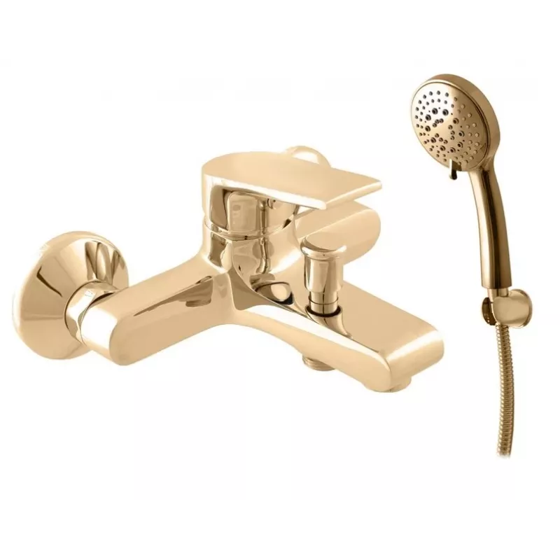 CONTIPRO Colorado Rubinetteria bagno con supporto doccia Oro DCO154.5/1Z