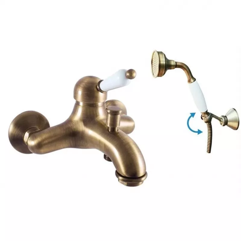 Miscelatore vasca monocomando CONTIPRO Colorado con doccetta e accessori L554.5/2SM cromo
