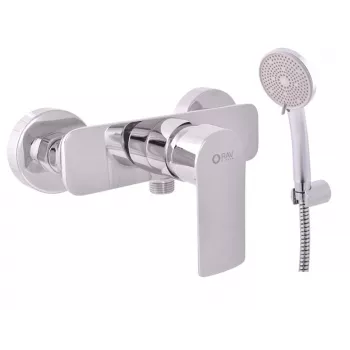 CONTIPRO Miscelatore doccia DVT481.5/1 Cromo a parete monocomando in ottone con cartuccia in ceramica, uscita G 1/2