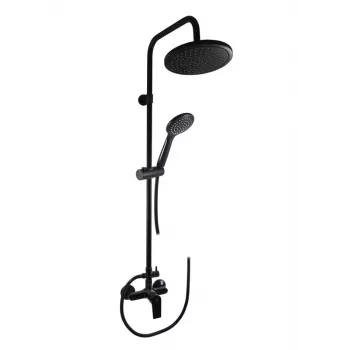 CONTIPRO Set doccia con miscelatore termostatico nero MT Colorado