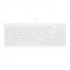 Contour ACTIVE KEY Hygiene Compact Ultraflat tastiera USB con filo nero (AK-C7012F-UVS-W/FR)