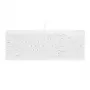 Contour ACTIVE KEY Hygiene Compact Ultraflat tastiera USB con filo nero (AK-C7012F-UVS-W/FR)