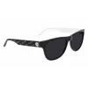 CONVERSE CV500S Allsta Occhiali da sole uomo - montatura nera, lenti grigie, 57 mm