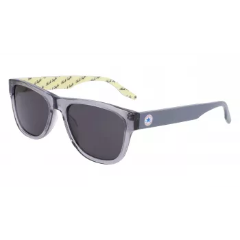 Converse CV500SALLS020 Occhiali da sole unisex - Montatura nera, lenti grigie, 57 mm