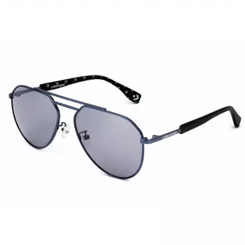 Occhiali da sole uomo CONVERSE SCO052Q590K97 rettangolari nero opaco 59-15-140