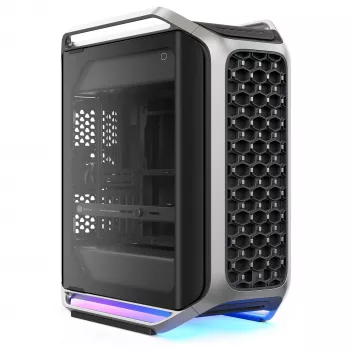 Cooler Master Cosmos Alpha (2025) Case Full Tower, argento/nero, doppio vetro temperato, ventole ARGB