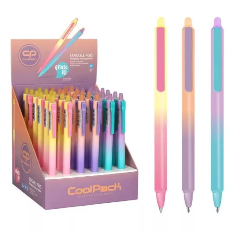 COOLPACK Gradient Light Penna retrattile cancellabile 0,5 mm inchiostro nero
