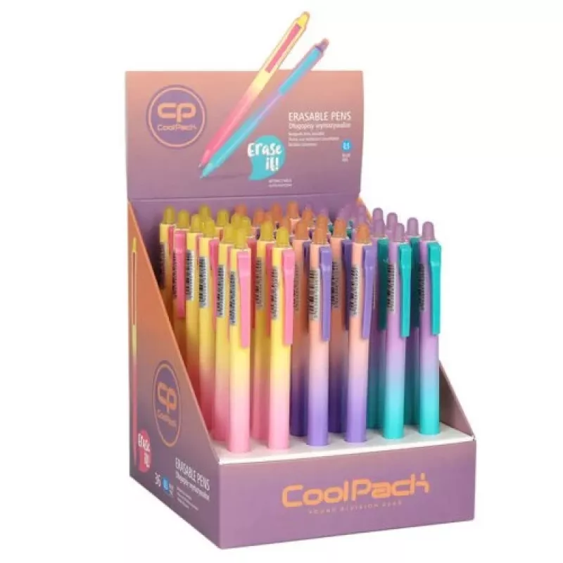 COOLPACK Gradient Light Penna retrattile cancellabile 0,5 mm inchiostro nero
