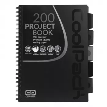 COOLPACK quaderno a spirale A4 nero