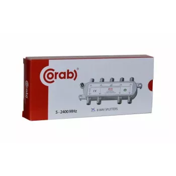 CORAB distributore a 8 vie 5-2400 MHz con passaggio DC