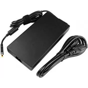 COREPARTS 230W 20V 11.5A Alimentatore AC con USB Square (Lenovo Slim Tip) e cavo di alimentazione - Nero (4X20E75115-CP)