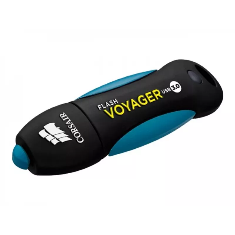 CORSAIR Flash Voyager 256GB USB-A 3.2 Gen 1 unità flash (nero/blu)