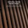 Corsair FRAME 5000D WOOD RS case PC mid-tower, nero/noce, E-ATX, ATX, Micro-ATX, Mini-ITX, acciaio/vetro temperato/plastica/legno di noce, gaming