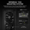 Corsair FRAME 5000D WOOD RS case PC mid-tower, nero/noce, E-ATX, ATX, Micro-ATX, Mini-ITX, acciaio/vetro temperato/plastica/legno di noce, gaming