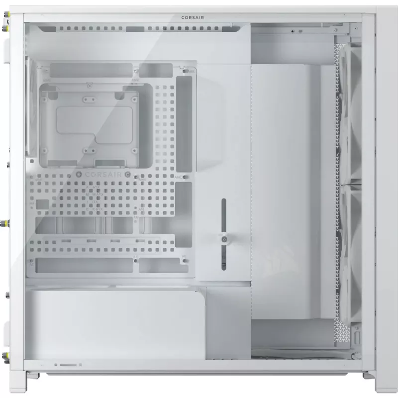 Corsair FRAME 5000D WOOD RS case PC Mid-Tower, bianco/noce, vetro temperato, ATX, E-ATX, Micro-ATX, Mini-ITX, acciaio/plastica, gaming