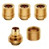 Corsair Hydro X Series XF raccordi a compressione G1/4 13/10 confezione da quattro - oro