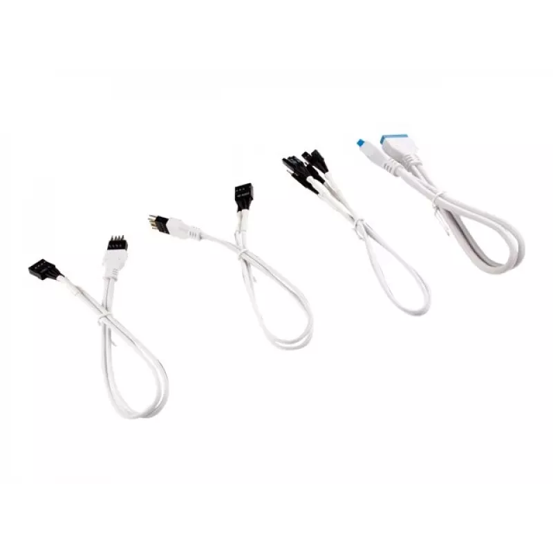 Kit di prolunga pannello frontale con guaina premium Corsair - 30cm (nero)
