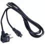 CP NB-10A cavo di alimentazione Euro 3-Pin C5 IEC 3m Hybrid Standard C/E/F CEE 7/7 nero