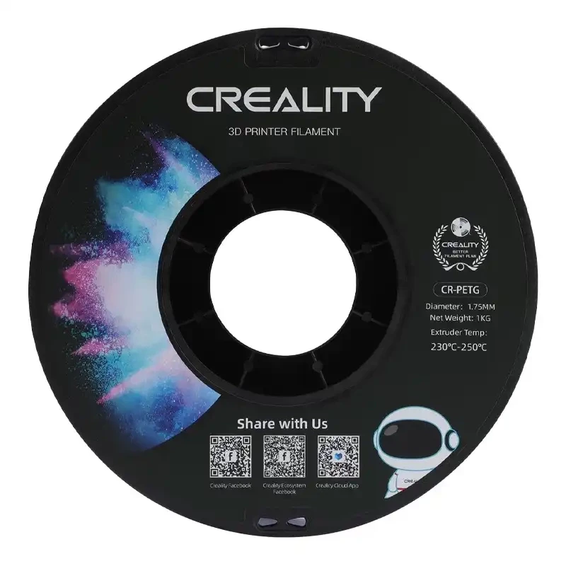 CR-PETG filamento Creality (blu trasparente)