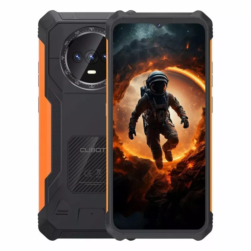 CUBOT KINGKONG ES 6+128GB nero+arancione OEM