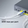 CUDY POE40 switch/extender PoE 4 porte con 1 uplink, 802.3af/at, Extend 250m, case in metallo