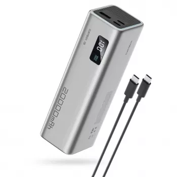 Cuktech CUKP200XGLGR 20000 mAh 100W power bank grigio