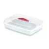 CURVER Porta torta rettangolare 45x29,5x11,1 cm Bianco