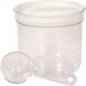CURVER Insalatiera rotonda con cucchiaio 1L Bianco