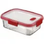 CURVER Smart Cook ciotola rettangolare in vetro per alimenti, 0,9 L