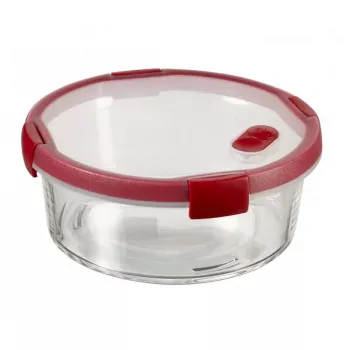 CURVER Insalatiera in vetro per conservazione rotonda 1,2L Smart Cook