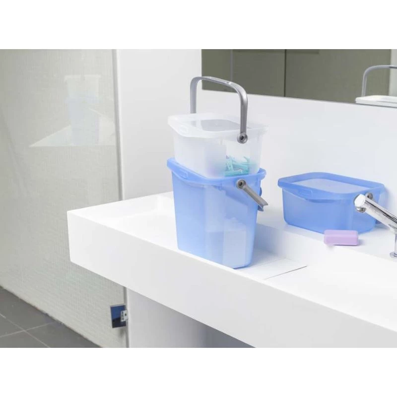 Curver Multiboxx Scatola per conservazione trasparente 6L con coperchio e manico
