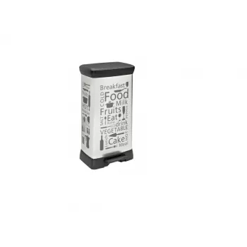 Cestino dei rifiuti con pedale CURVER 50L / IML Kitchen Silver