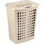 Curver Victor Cesto portabiancheria 40L, Crema, 39,7 x 29,9 x 50 cm