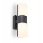 CYRA 5198101118 lampada da parete LED 15W, nero opaco, 3000K bianco caldo, 1200 lumen