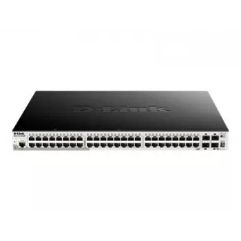 D-Link DGS-1510-52XMP Switch 48 porte Gigabit stackable smart managed PoE+ con 4 x 10G SFP+