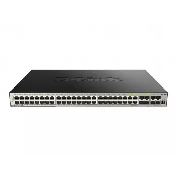D-Link DGS-3630-52TC Switch L3 Managed Stackable - 48x Gigabit + 4x 10G SFP+, rackmount