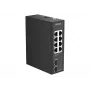 D-Link DIS-100G-10 - switch industriale Gigabit unmanaged 10 porte, 8x RJ45 + 2x SFP