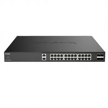 D-Link DXS-1250-28YP/E Switch Smart Managed Multi-Gigabit PoE++ con 4 uplink 25G SFP28