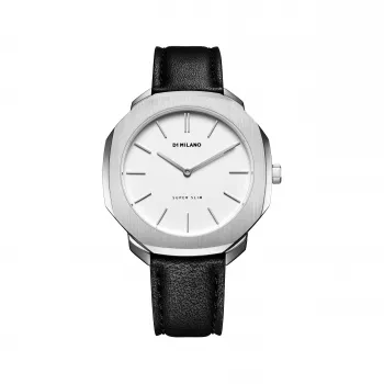 D1 Milano SSLL03 Orologio da uomo 36 mm al quarzo acciaio inox quadrante nero