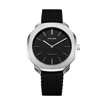 D1 Milano SSPL01 Orologio al quarzo unisex Ultra Thin 36mm acciaio inox argento