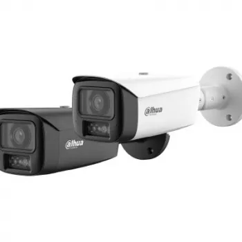 DAHUA telecamera IP Bullet 6MP con luce calda, Active Deterrence, obiettivo 3,6mm, IP67, nero