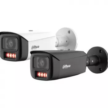 DAHUA telecamera IP Bullet 6MP con luce calda, Active Deterrence, obiettivo 3,6mm, IP67, nero