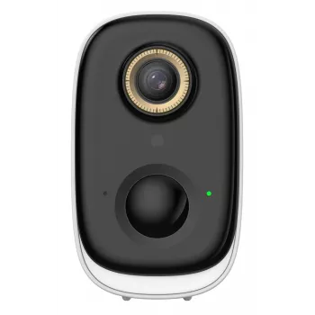 DAHUA BF5H telecamera di sorveglianza bullet wireless 5MP con batteria, Wi-Fi, visione notturna, IP65, audio bidirezionale, rilevamento PIR, faretto e sirena integrati, slot Micro-SD