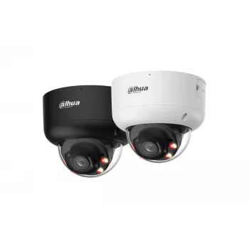 DAHUA IPC-HDBW5659R1-ASE-PV-0280B-PRO-BLACK 6MP Dome telecamera di rete con obiettivo 2,8mm, WizMind AI, nero