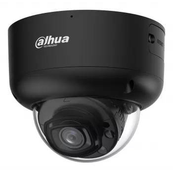 DAHUA IPC-HDBW5659R1-ASE-PV-0280B-PRO-BLACK 6MP Dome telecamera di rete con obiettivo 2,8mm, WizMind AI, nero