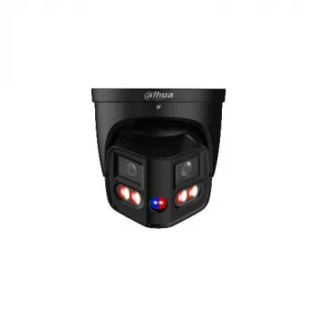 Telecamera di sicurezza IP Dahua IPC-PDW31259-A180-AS-PV-0280B-BLACK TIOC Duo 8MP Panorama 180°, nera