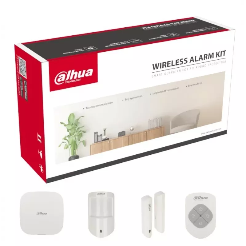 Dahua Technology ART-ARC3000H-03-FW2(868) Hub di allarme wireless Wi-Fi bianco