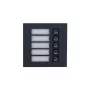 Dahua Technology VTO4202FB-MB5 modulo pulsanti di chiamata, 5 pulsanti, argento/nero, IP65, IK07