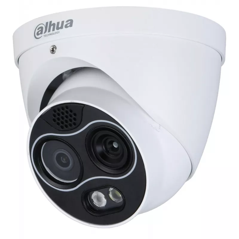 Dahua TPC-DF1241-TB3F4-DW-S8-V1 telecamera IP termica e visibile dual-spectrum, 4MP, termica 256x192, IP67, IK10