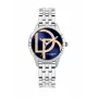 Daisy Dixon orologio da donna analogico al quarzo DD105SM 35mm quadrante argento cinturino in similpelle grigio